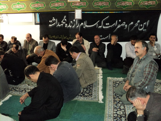 برگزاري مراسم سوگواري سيدالشهدا(ع) در شهرداري لاهيجان